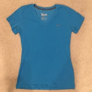 Blue Dri-Fit Nike Top